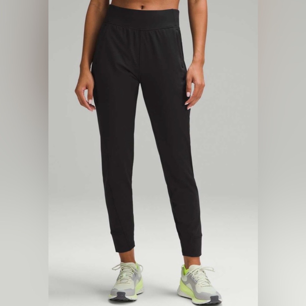 Lululemon Its Rulu Run Fleece High-Rise Jogger *Full Length Black Size 2